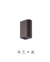 KANDANCHU * APLIQUE EXTERIOR 2L*GU10 CORTEN
